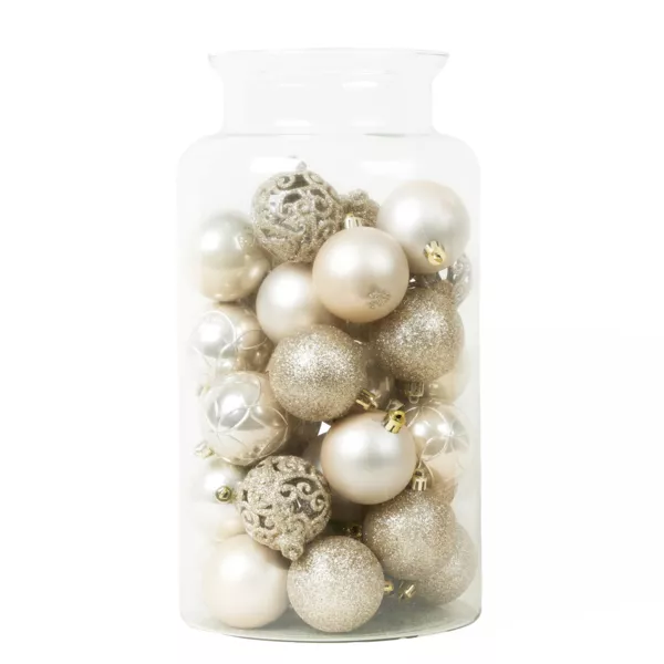 Sæt med 35 julekugler (D60 mm) Aravis mix Perle