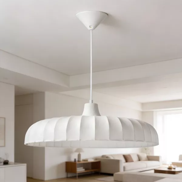 Hanglamp van stof (D50 cm) Marcel Wit