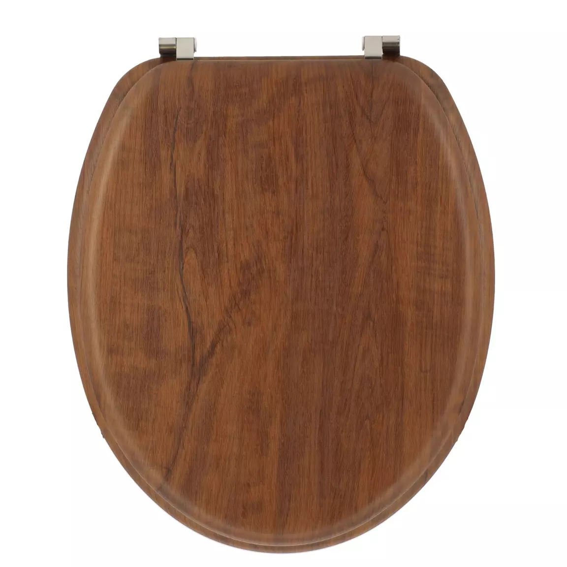 Abattant WC imitation Bois Marron D co salle de bain Eminza