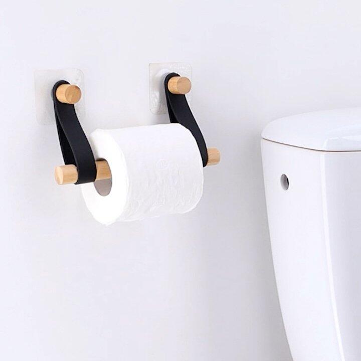 Porte papier toilette et brosse WC Métal Blanc - Déco salle de