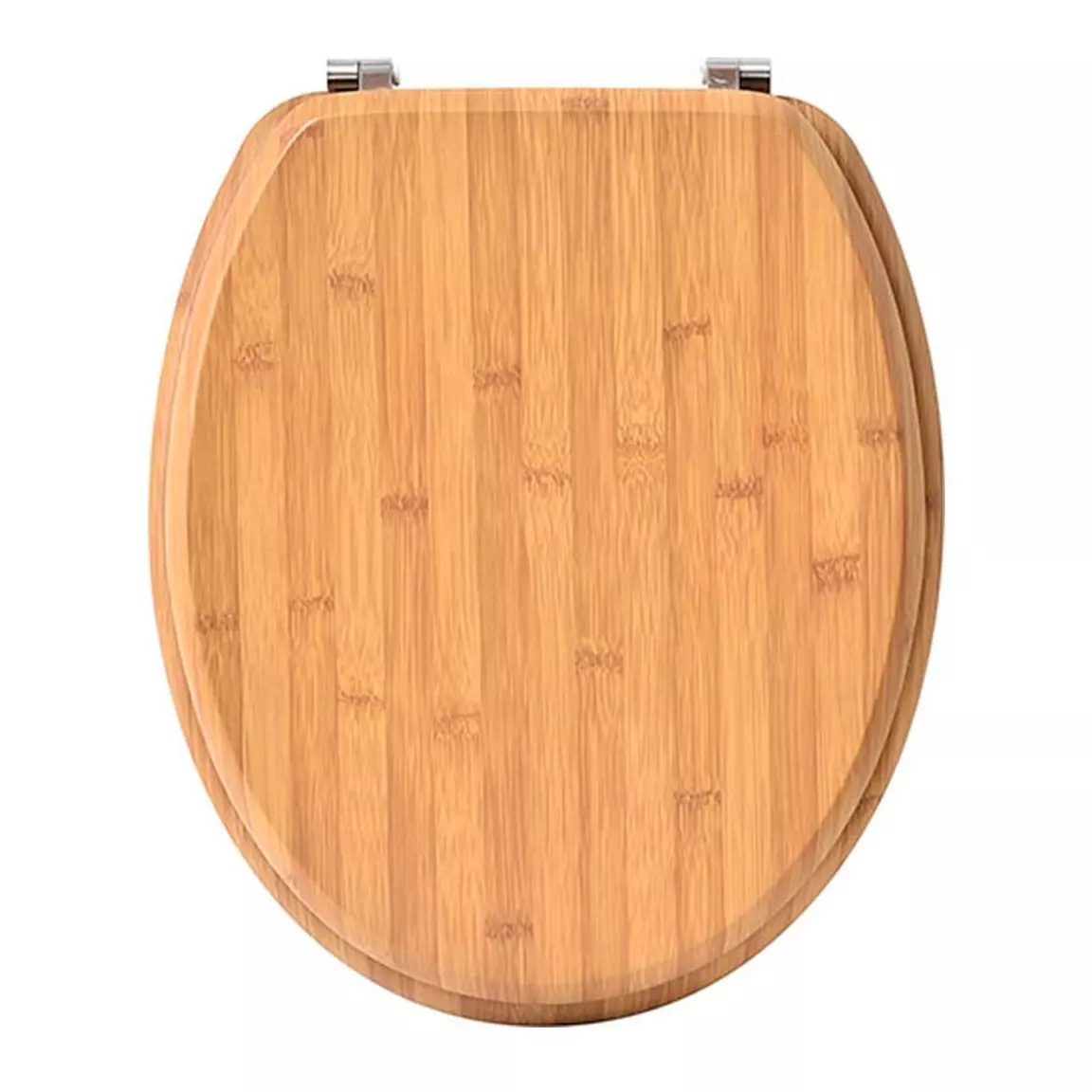 Abattant WC style Bambou Naturel D co salle de bain Eminza