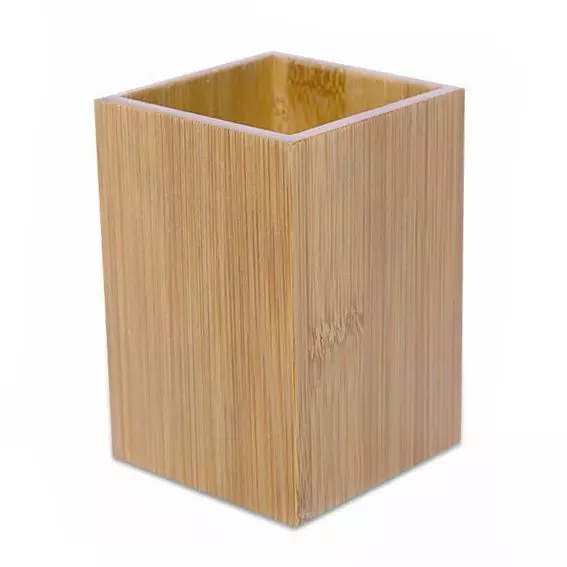 Cubo de on sale basura de madera