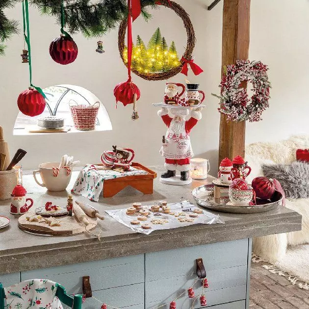 Winter Weihnachtskranz 40cm - Gefrostet Mit Silberbeeren Für Außenbereich