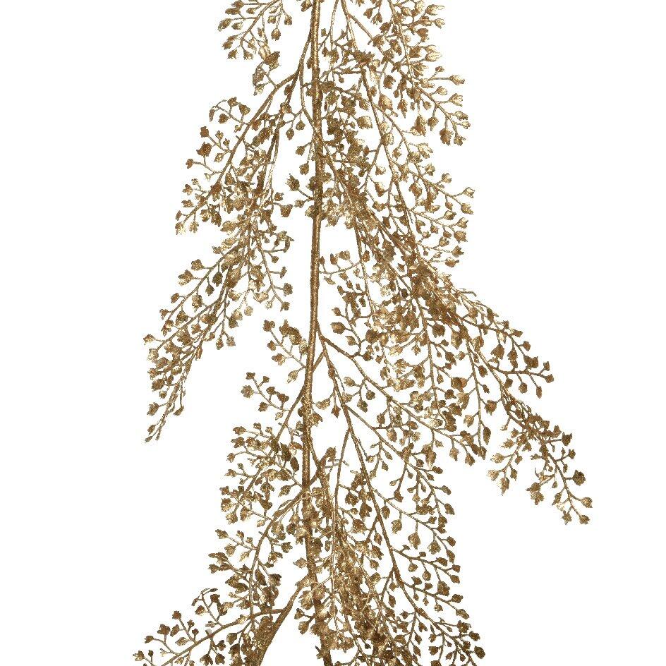 Guirlande enneigée Blooming 180 cm - Couronne et branche - Eminza