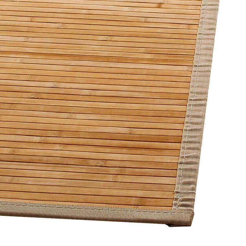 DE-COmmerce Alfombra Bambú Massive, 17mm Endurecido Tiras La Nueva