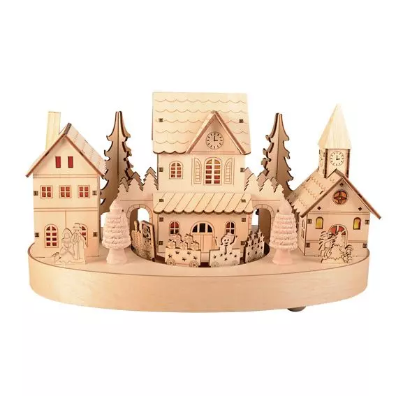 Village noel bois top