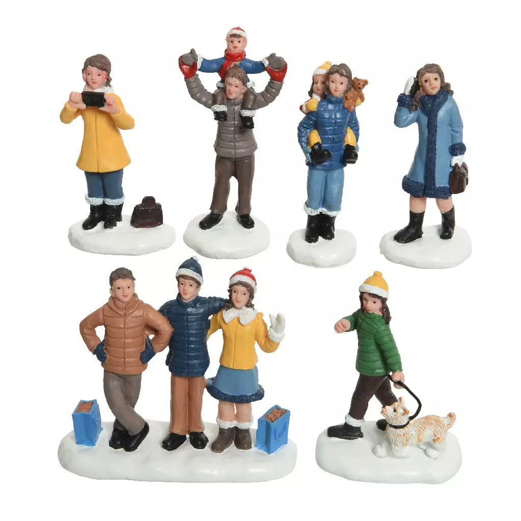 Weihnachtsdorf-Figuren Familienurlaub - Weihnachtsdörfer - Eminza