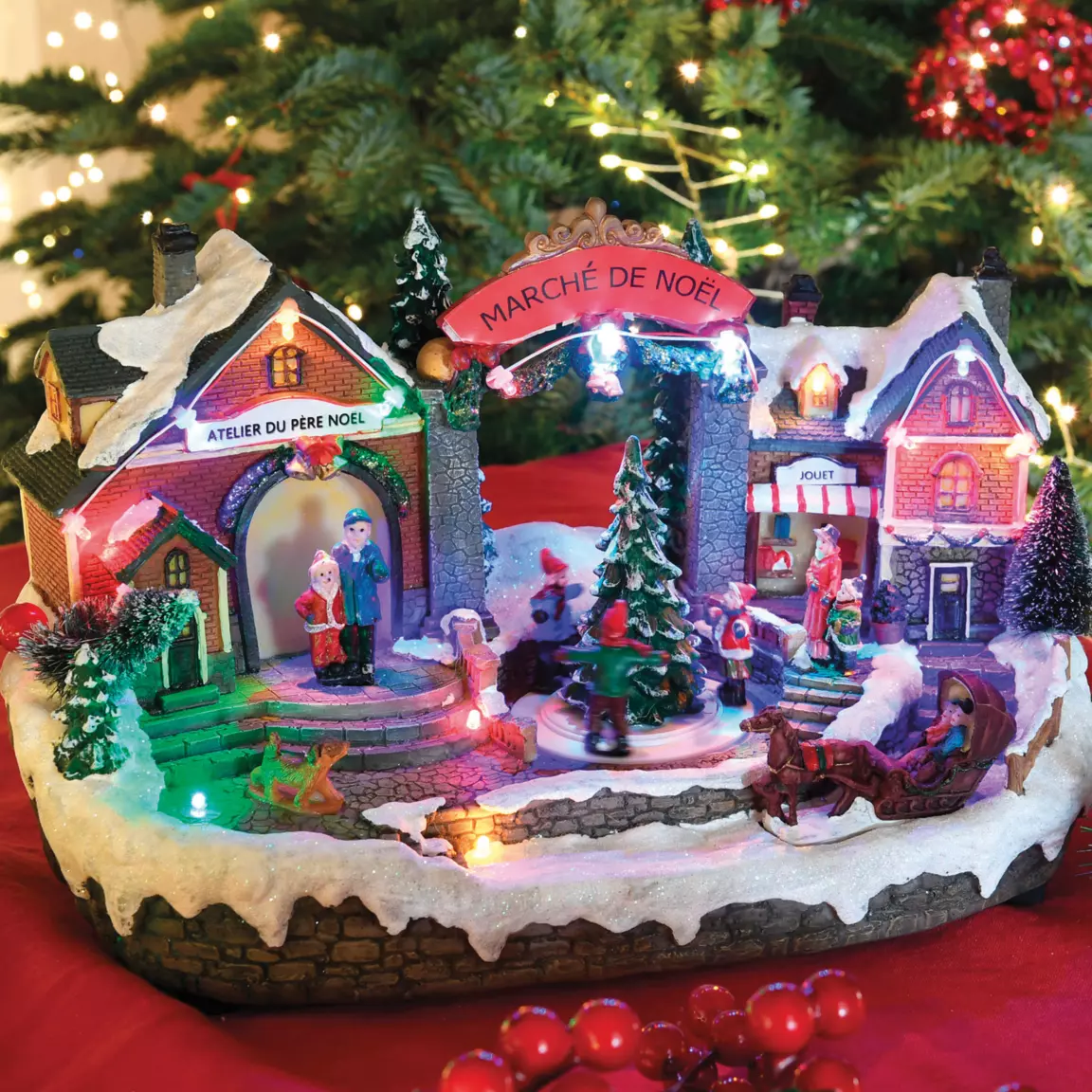 Village lumineux discount de noel