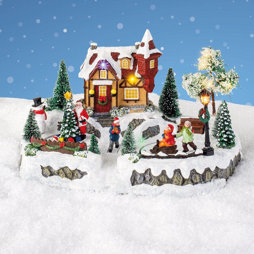 Décoration de Noël : un village sous la neige ~ Nos Créas