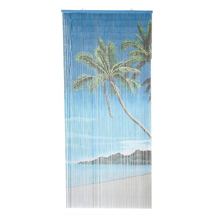 Tenda per porta (90 x 200 cm) Stick Bambu Laguna Blu - Tende/Tende