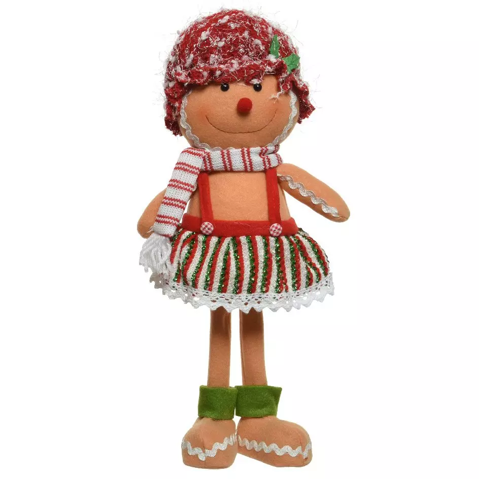 Panneau D'angle De Porte De Noël Festif : Bonhommes En Pain D'épices