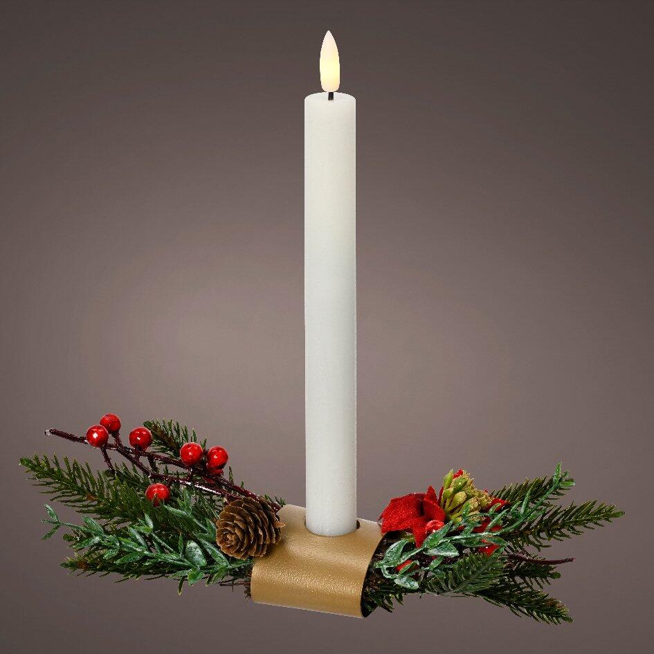 Lot de décoration de bougies - Sapin - 6cm