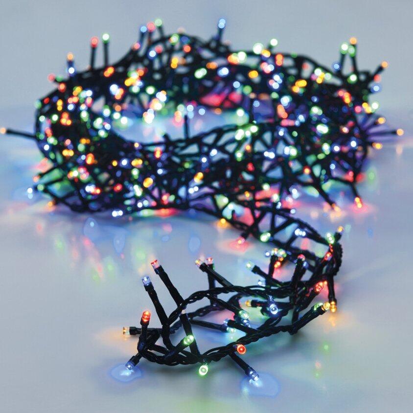 Voile guirlande 200 diodes LED pour déco sapin de Noël