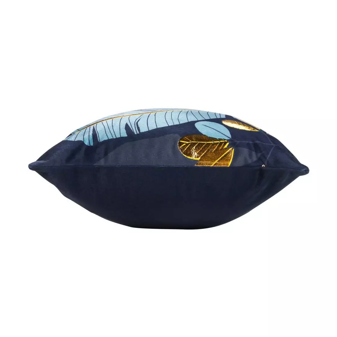 Housse De Coussin Motif Végétal - Turquoise | Housse De Coussins 3 SUISSES