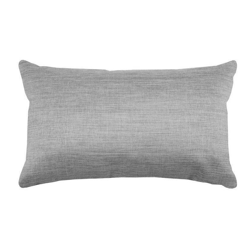 Coussin rectangulaire Béa gris - Déco textile - Eminza