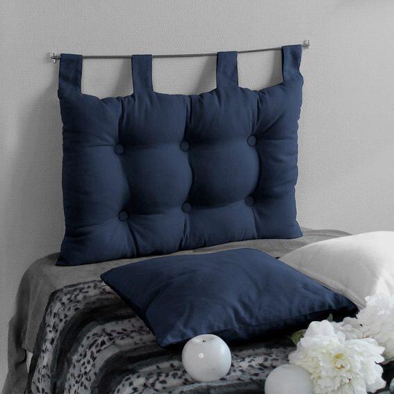 Testata letto (70 cm) Etna Blu marino - Biancheria da letto - Eminza