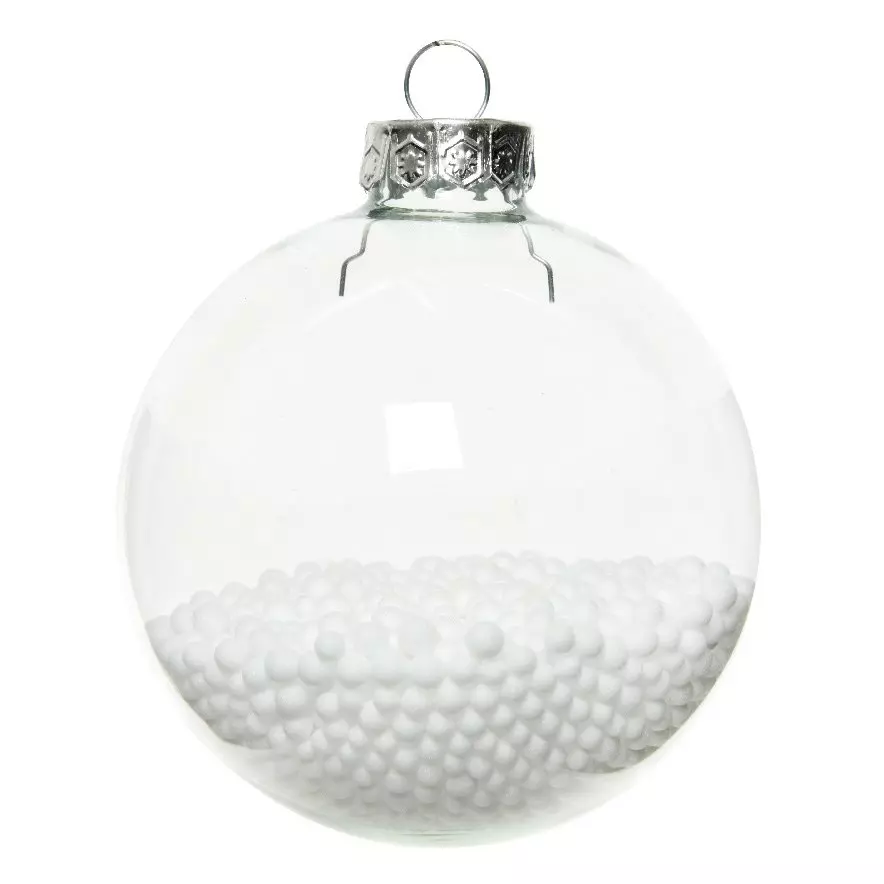 4 Boules De Noël En Verre - 8 Cm - Mix Mat Et Brillant - Décoration Sapin Rouge Traditionnel