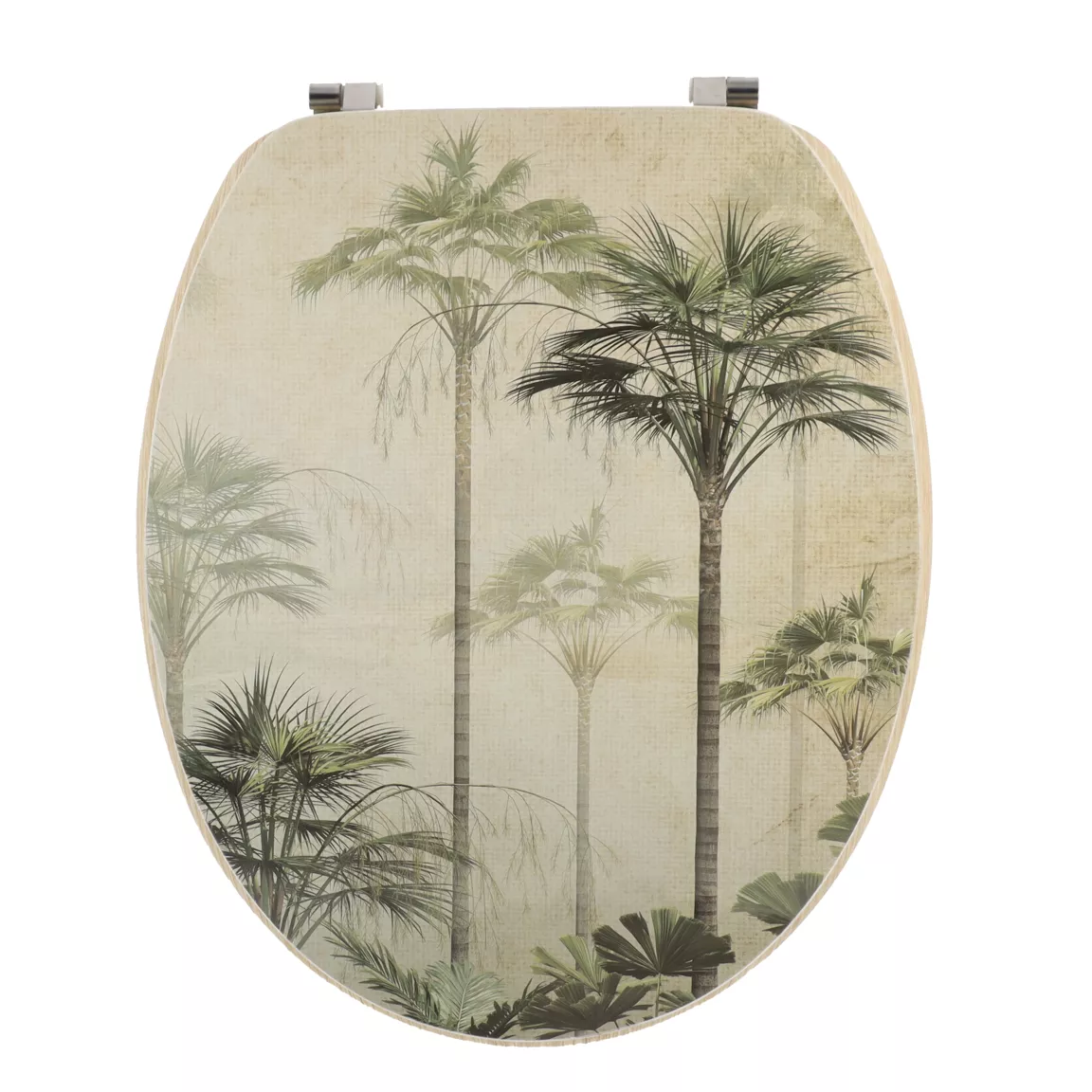 Abattant WC facon bois Palmiers Florida Deco salle de bain Eminza