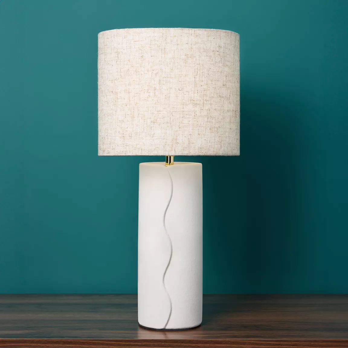 Lampe à poser céramique (H44 cm) Isaure Beige
