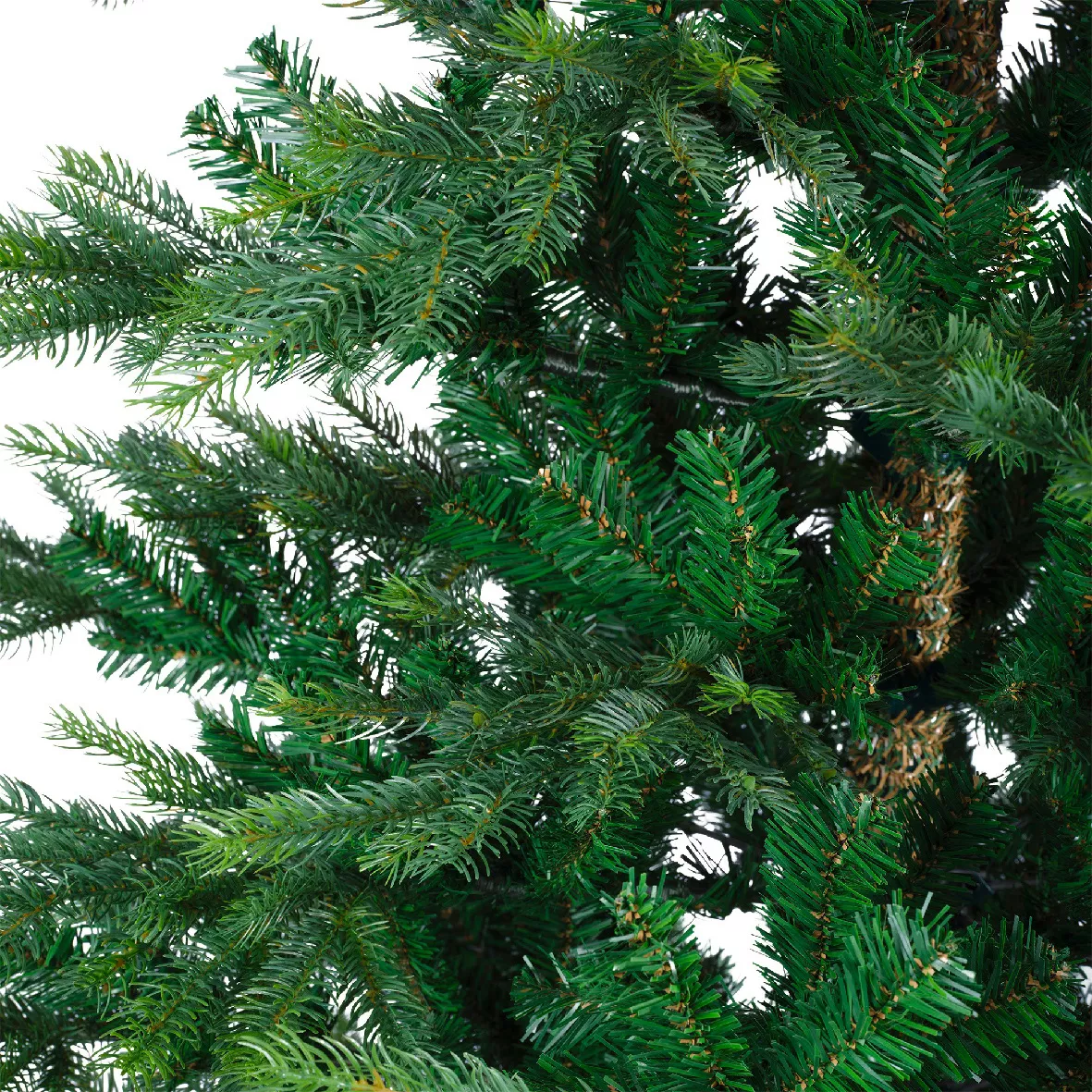 Pailletten Kerstboom Kunstkerstboom 1,5 M Roségoud - Opvouwbare Dennenboom Met Fonkelende Lametta | Rood/groene Kerstdecoratie Kerstdecoratie Voor Binnen
