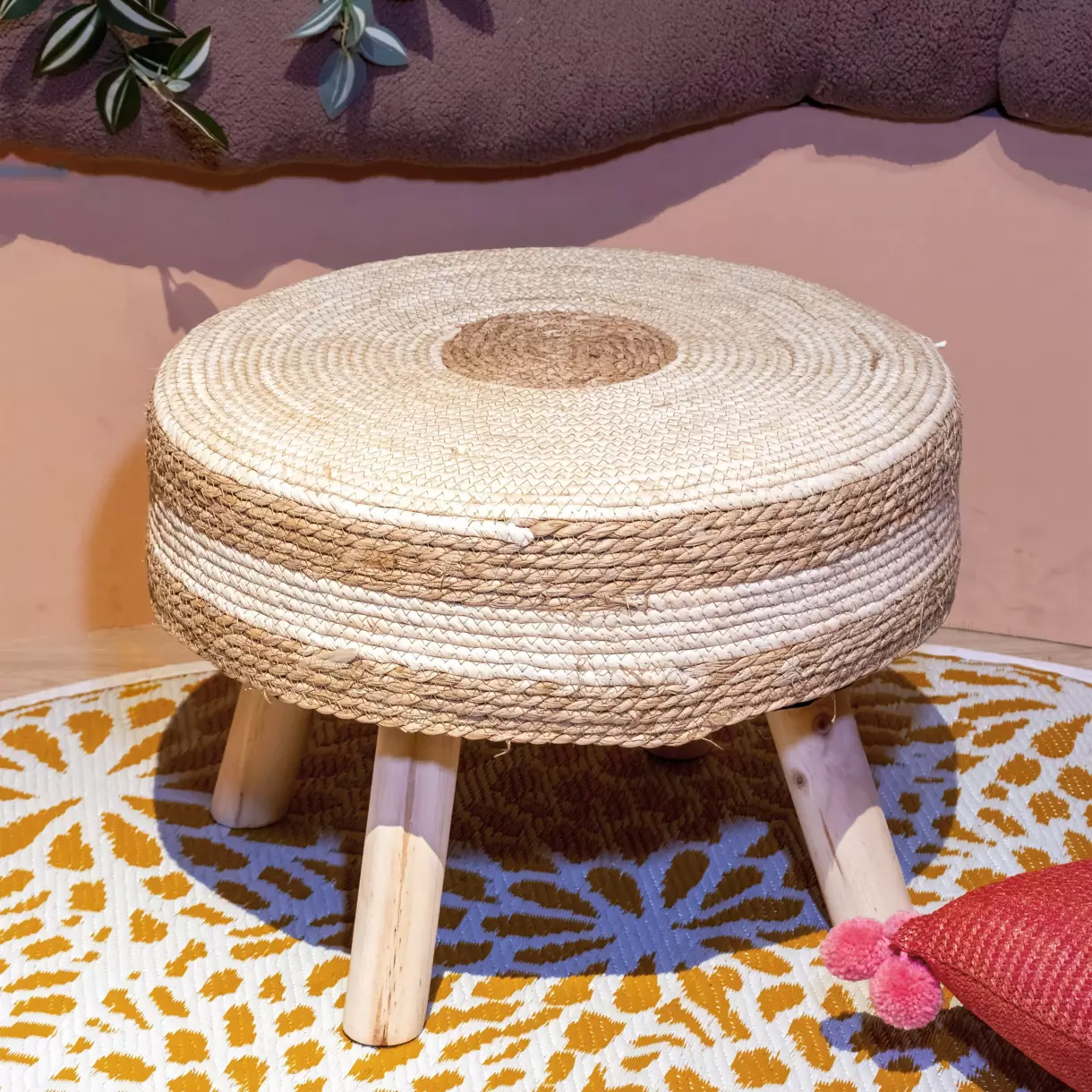 Tabouret Algue Naturel 1