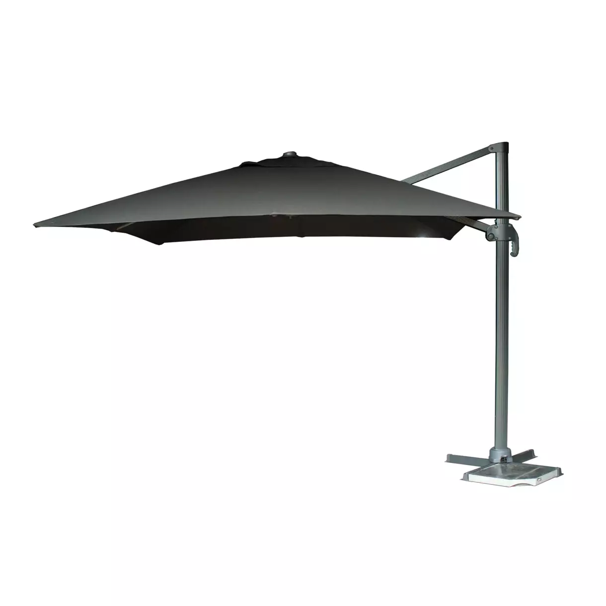 Parasol Déporté Bahia carré (L3 x l3 m) - Anthracite 6