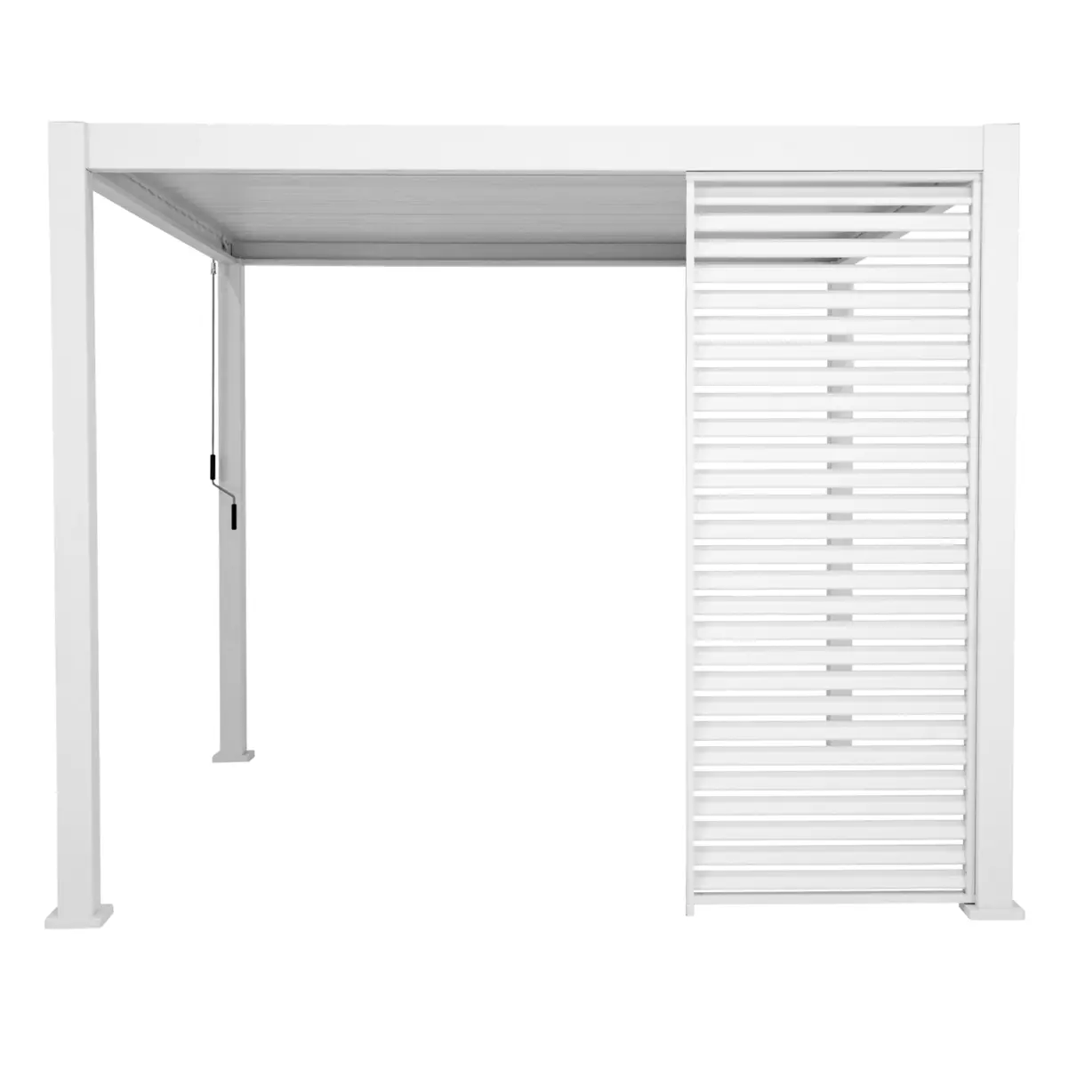Persiana para pérgola Evora GM (6 x 3,6 m) - Blanca 1
