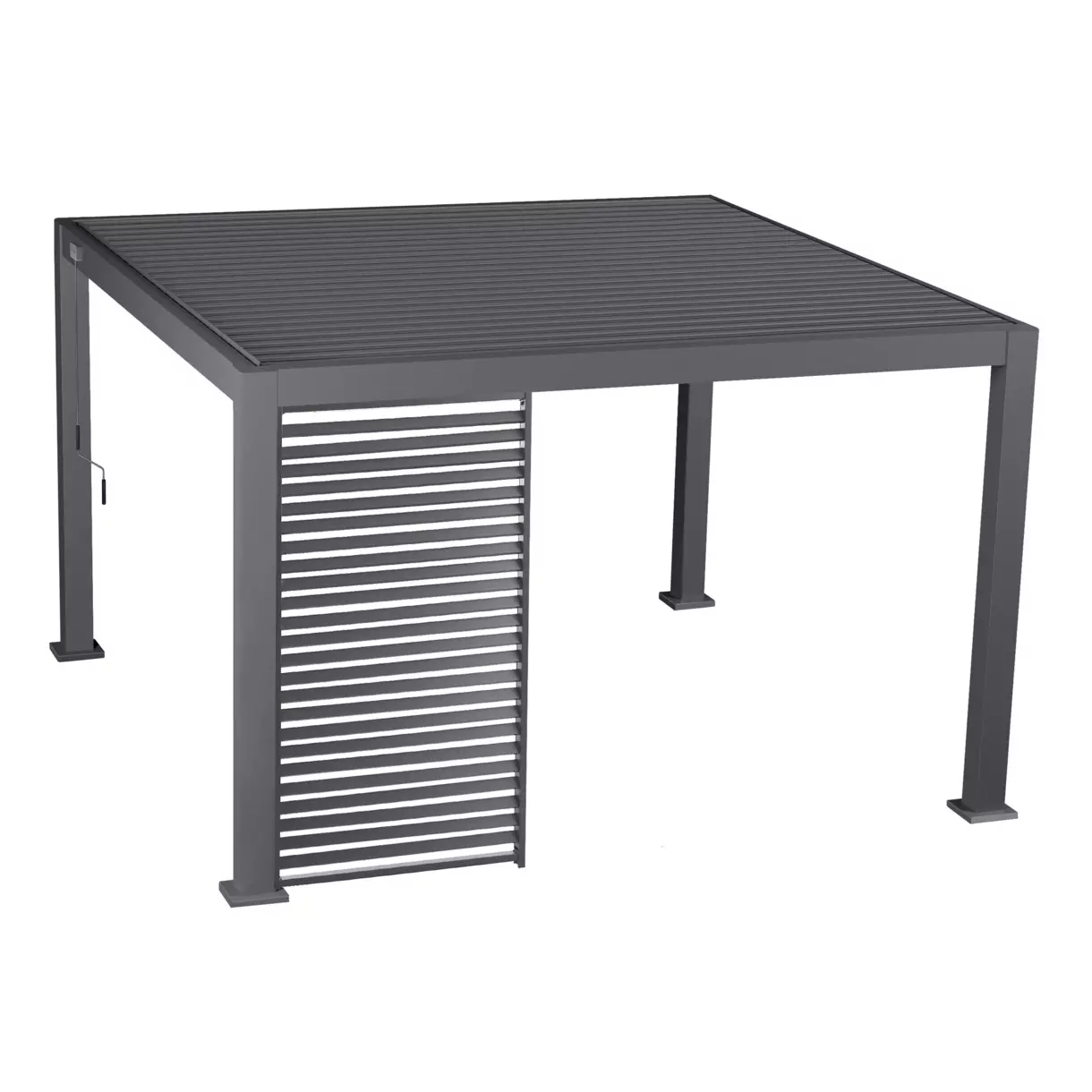 Persiana para pérgola Evora GM (6 x 3,6 m) - Grafito 1