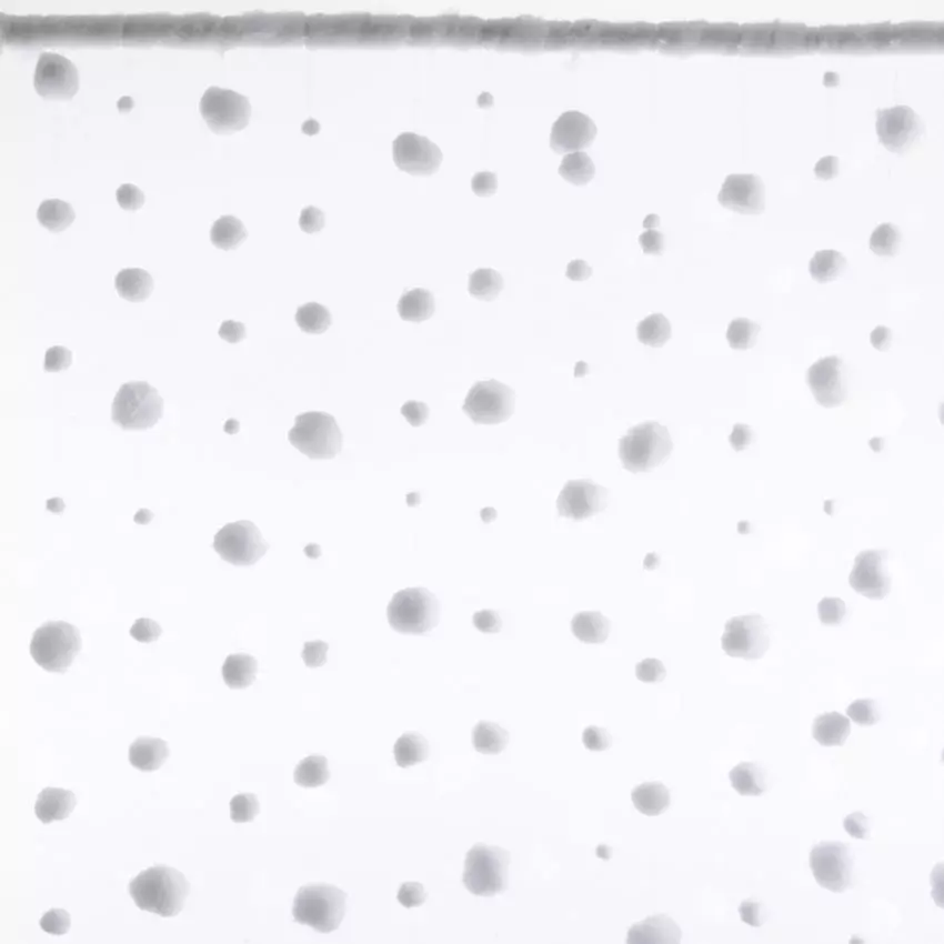 Cortina de Navidad para ventana Bolas de nieve 1