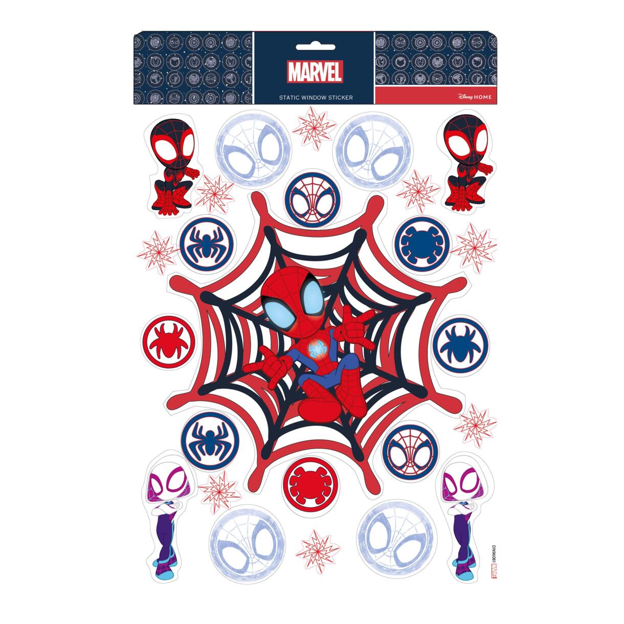 Stickers per finestre Disney Spiderman toile 1