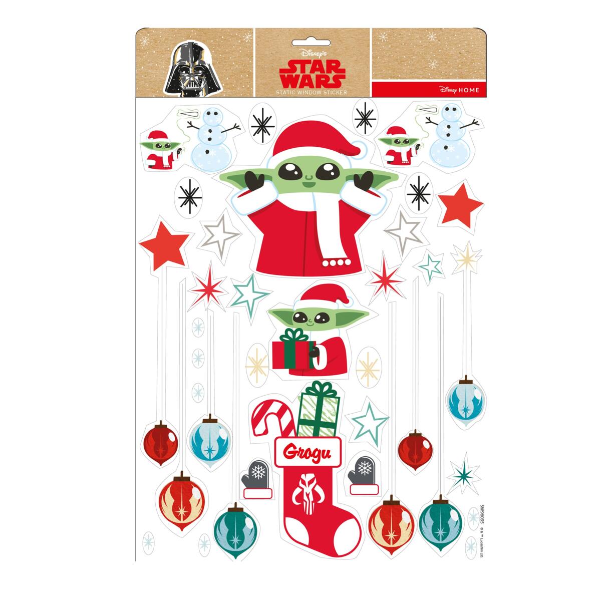 Stickers pour fenêtre Disney Star Wars Yoda 1