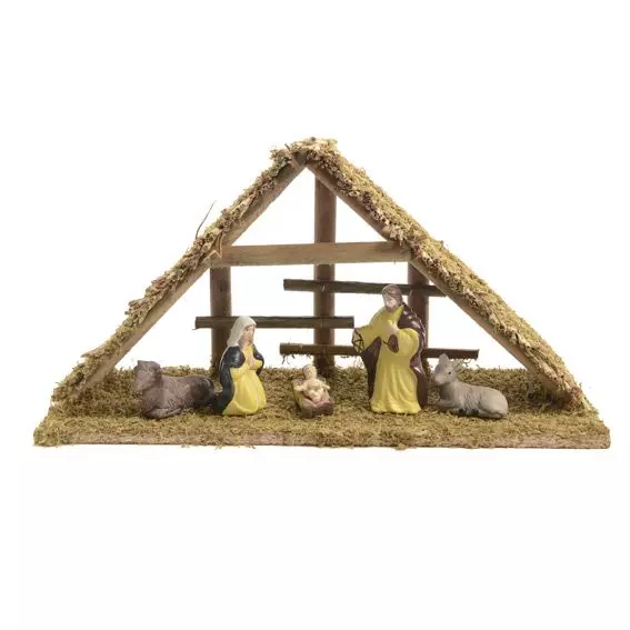 Belén de Navidad completo Santo-Blaise 1