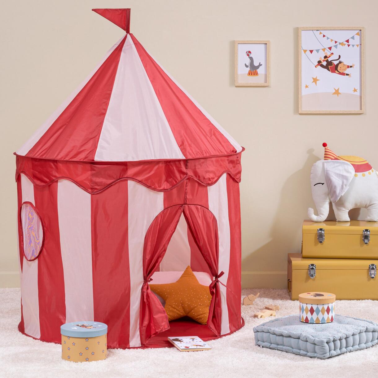Pop-up tent kind Circus Rood