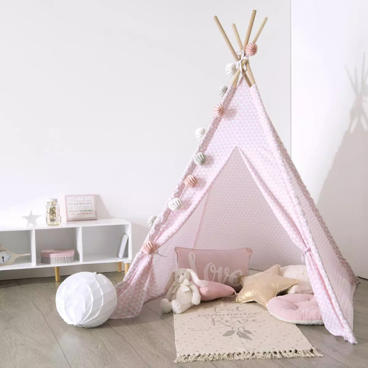 Tipi Dameo Roze 1
