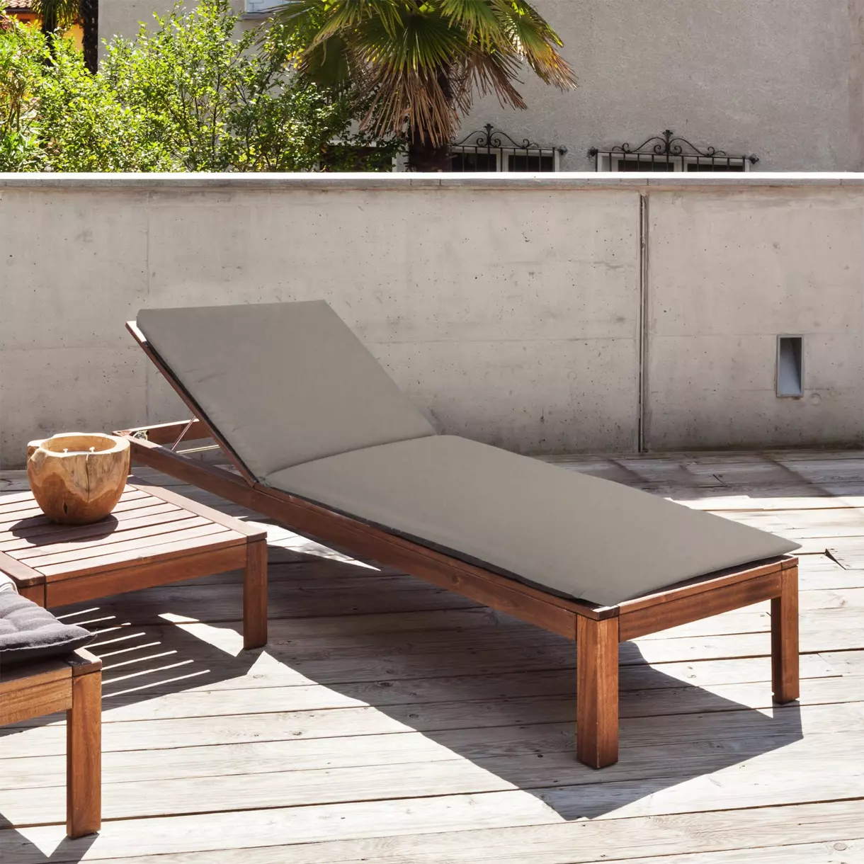 Coussin de transat déhoussable (L175 cm) Mambo Lin 1