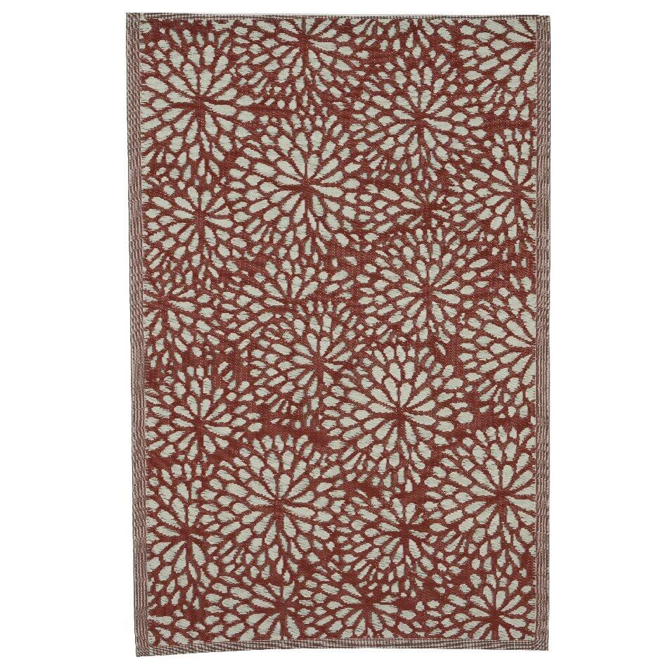 Alfombra de exterior (120 x 180 cm) Stessy Rojo 1
