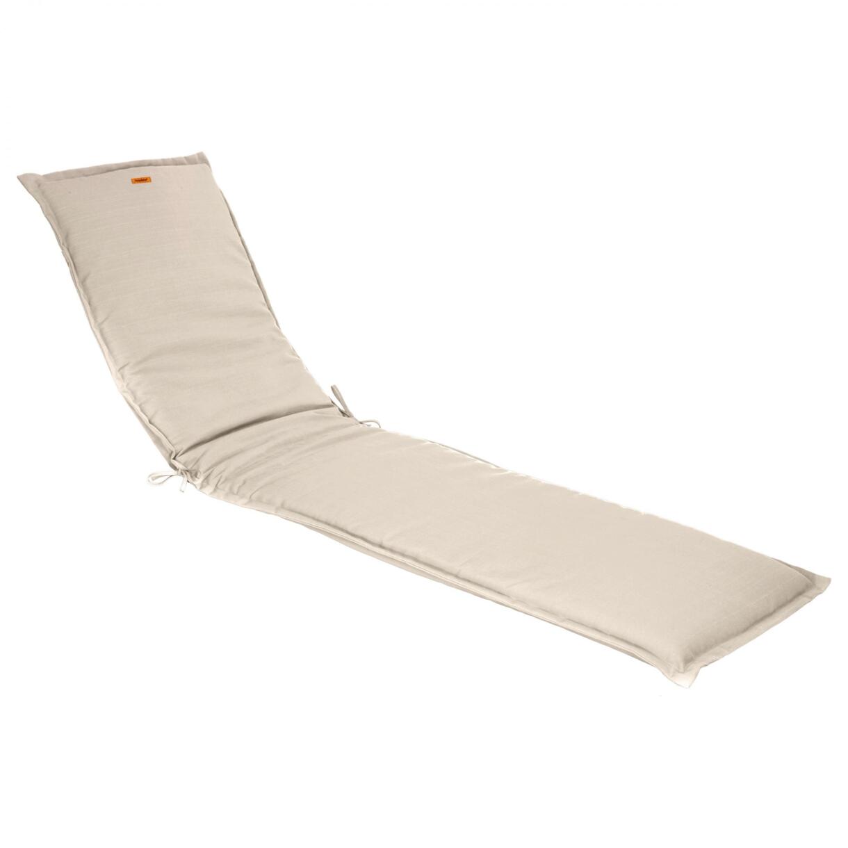 Cuscino per lettino da spiaggia sfoderabile (L190 cm) Korai Beige 1