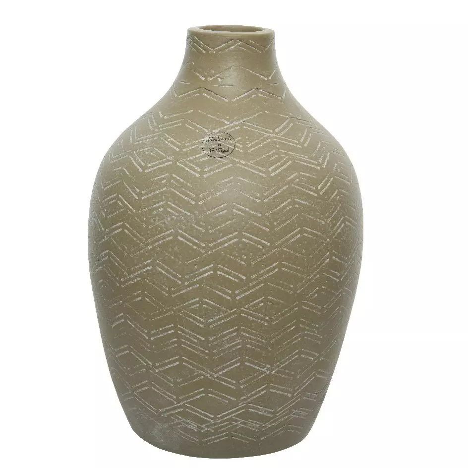 Vasija en barro Idyl Beige 1