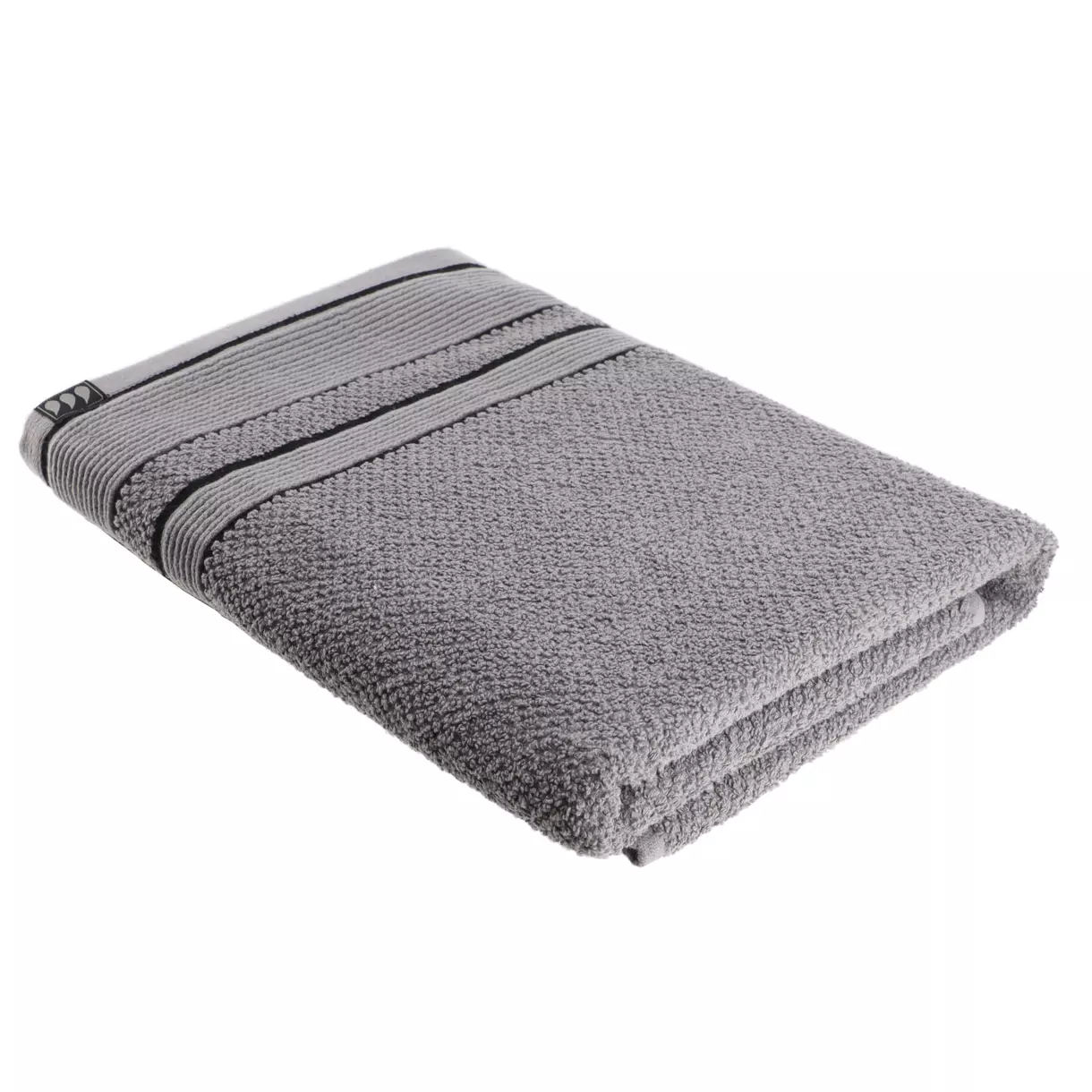 Toalla de baño (70 x 130 cm) Black Line Gris / negro 1