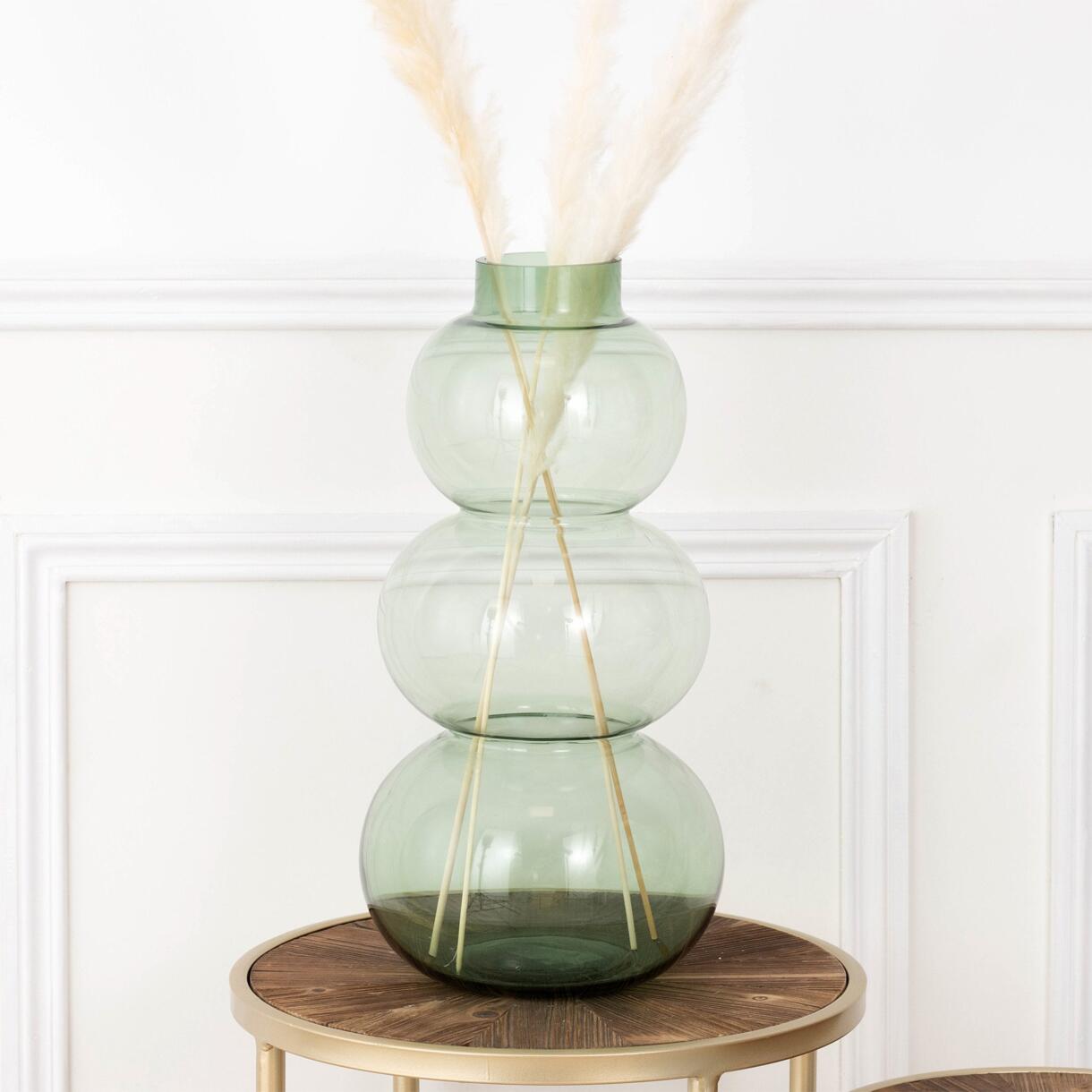 Vase en verre Doly Vert 1
