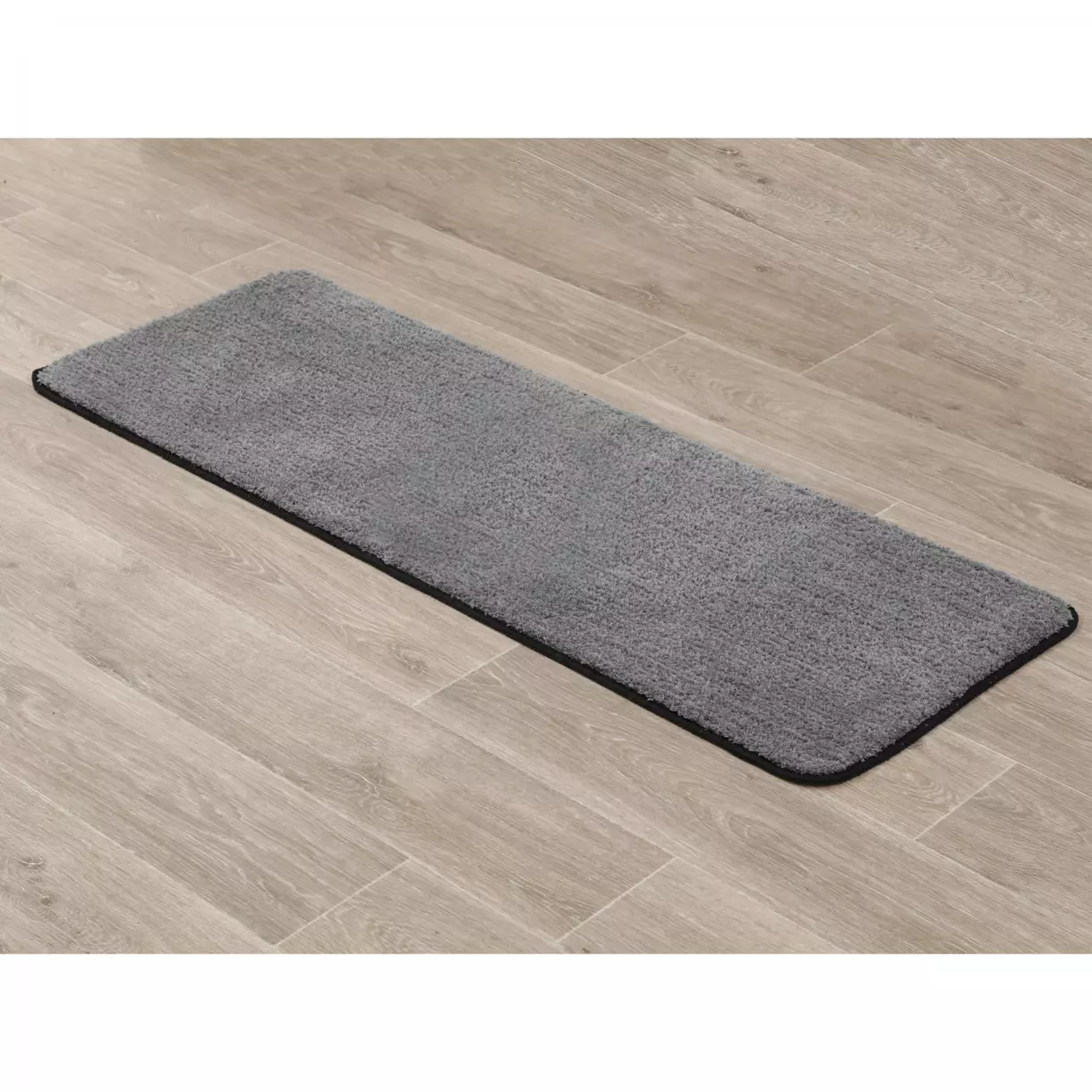 Tapis de bain antidérapant (120 cm) Black Line Gris / noir 1