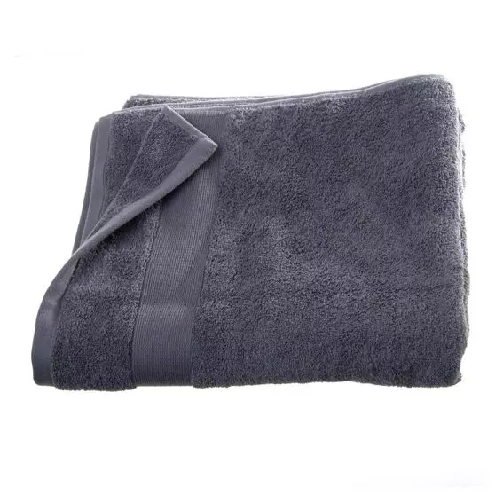 Serviette de bain (100 x 150 cm) Vita Gris anthracite 1