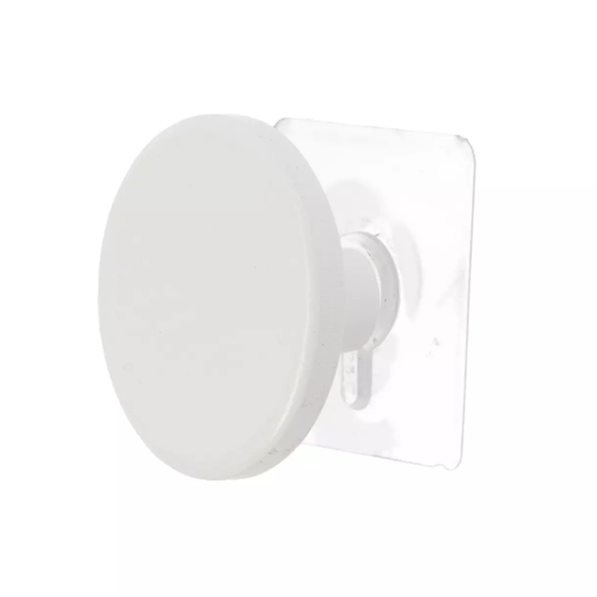 Attaccapanni da parete adesivo (D6,5 cm) Easy Chic Bianco 1