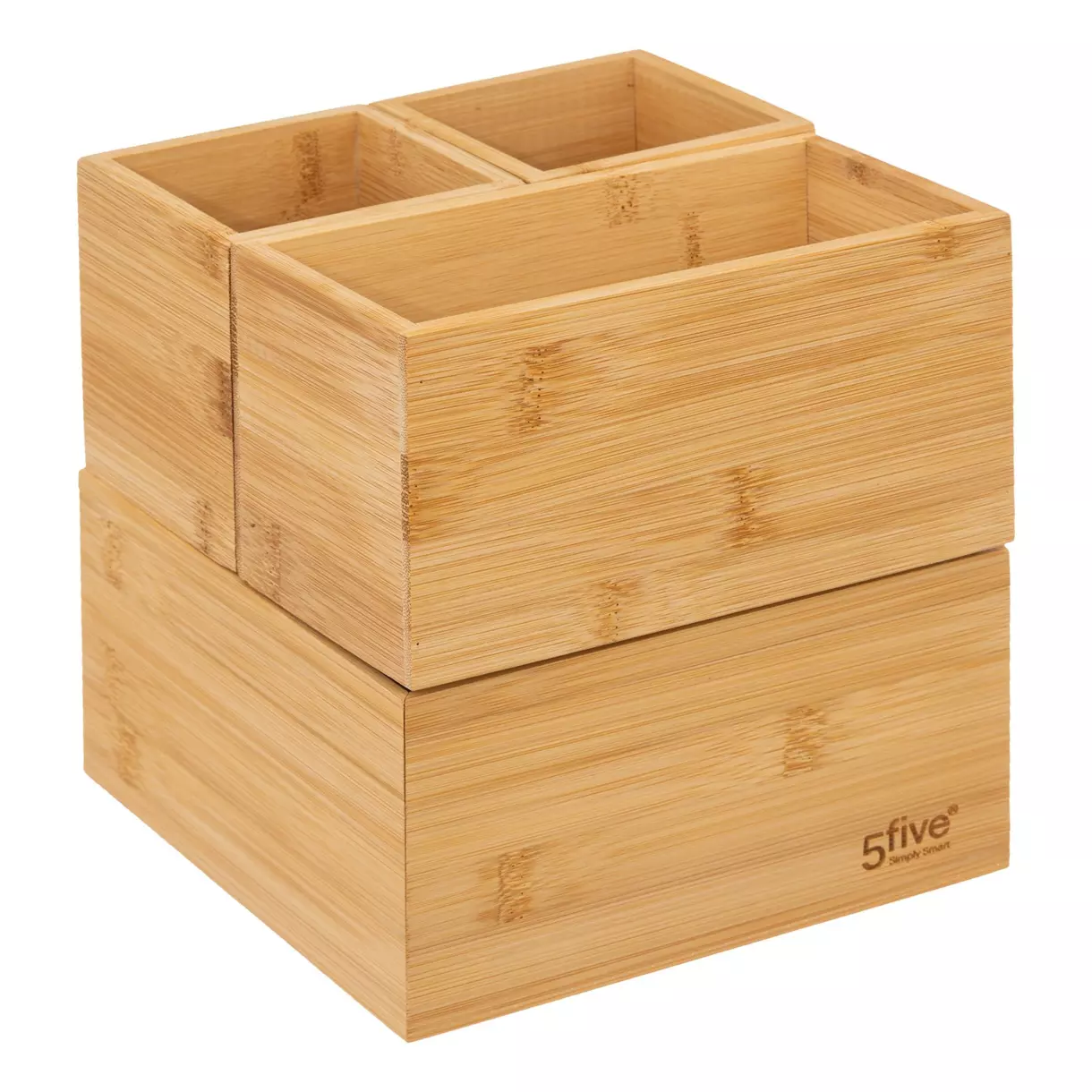 Set organizador con 4 compartimentos en Bambú 1