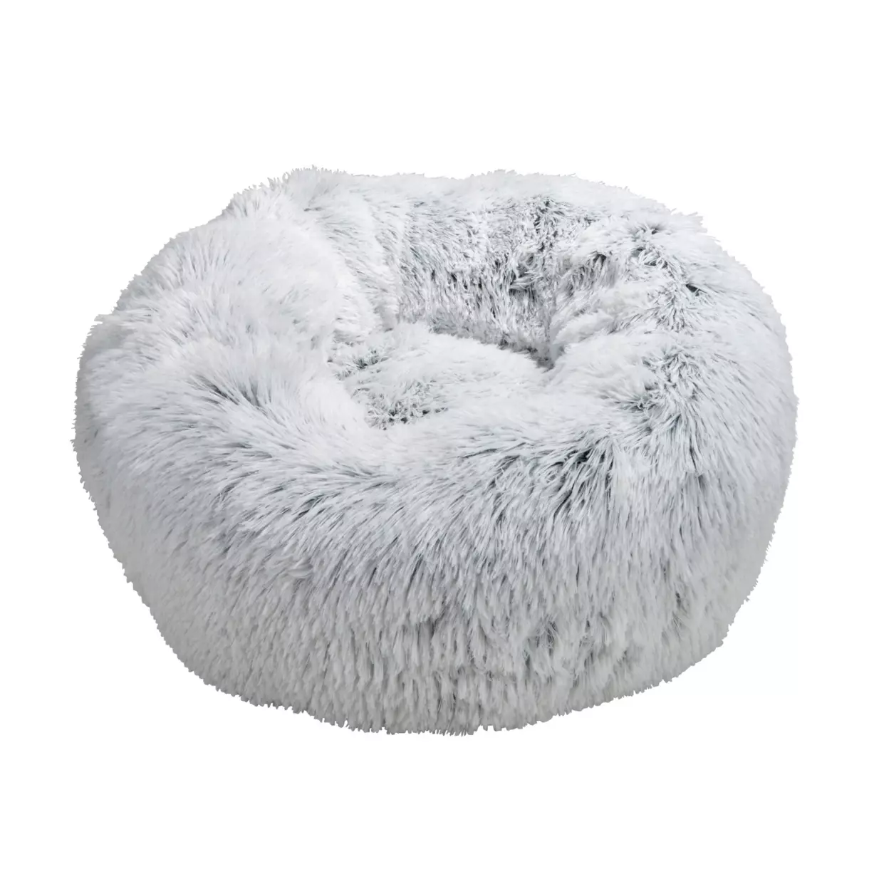 Cojín redondo relajante Fluffy D55 cm Blanco jaspeado 1