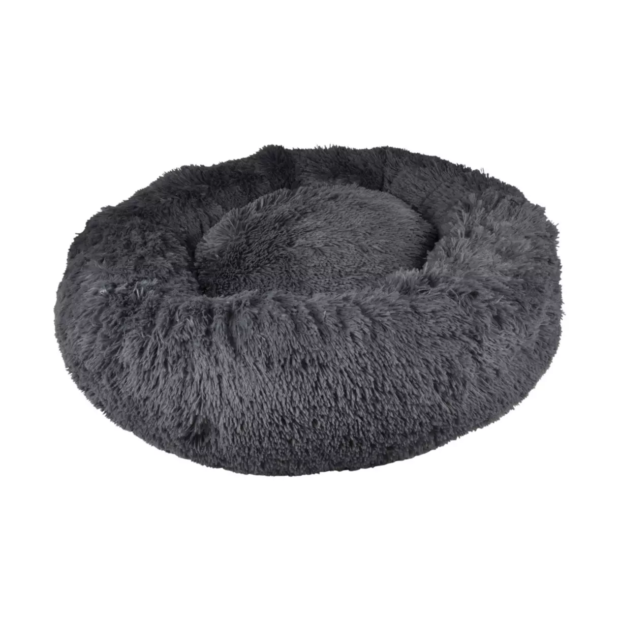 Cojín redondo suave Fluffy D95 cm Antracita 1