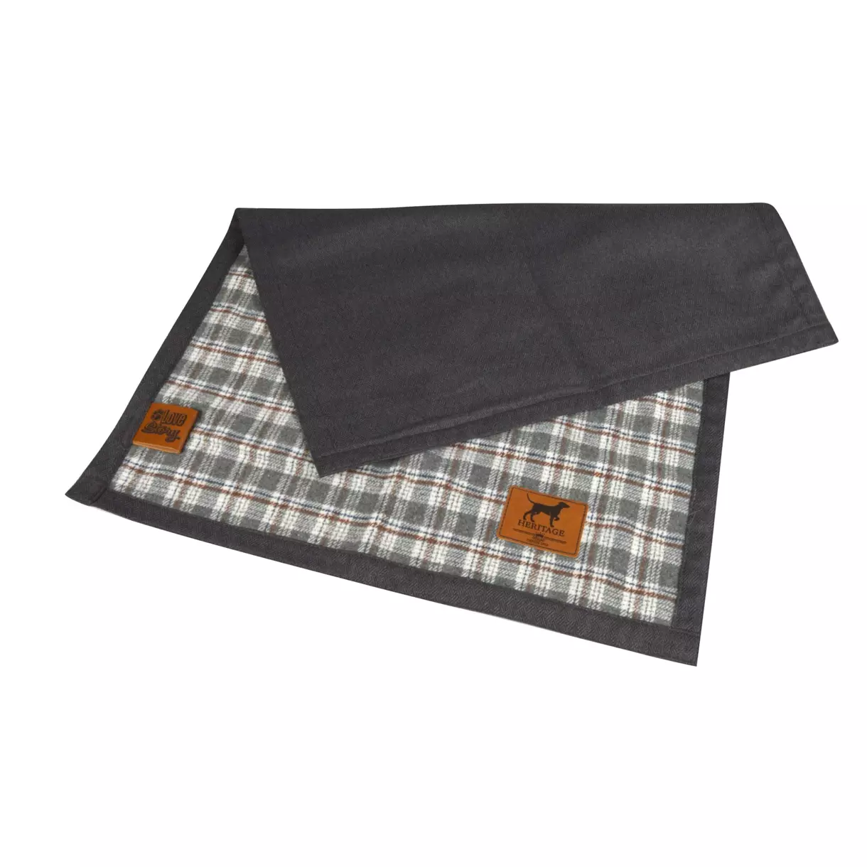 Plaid pour chat/chien Héritage L100 cm Gris 1