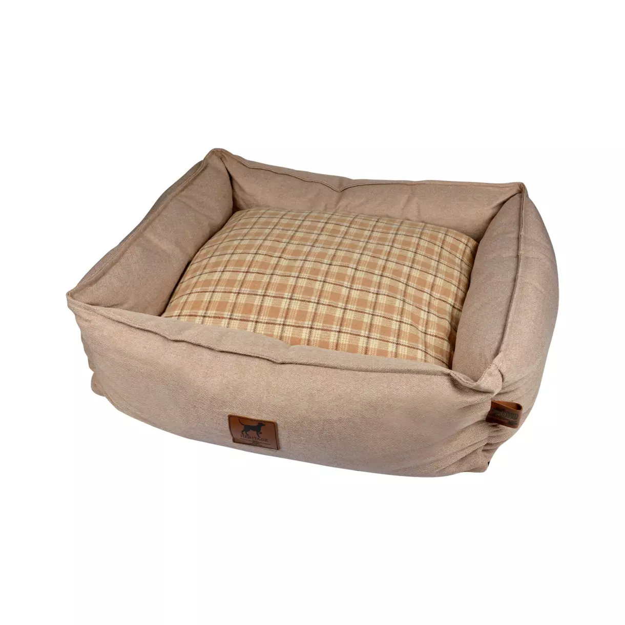 Panier rectangle pour chat et chien Héritage L65 cm Ecru 1