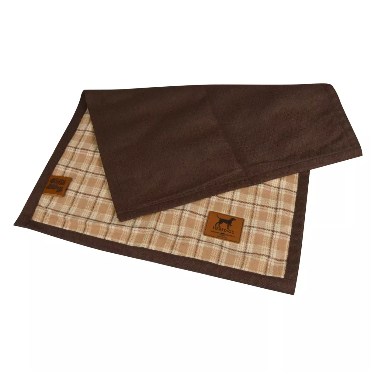 Plaid voor kat/hond Héritage L100 cm Hazelnootkleur 1