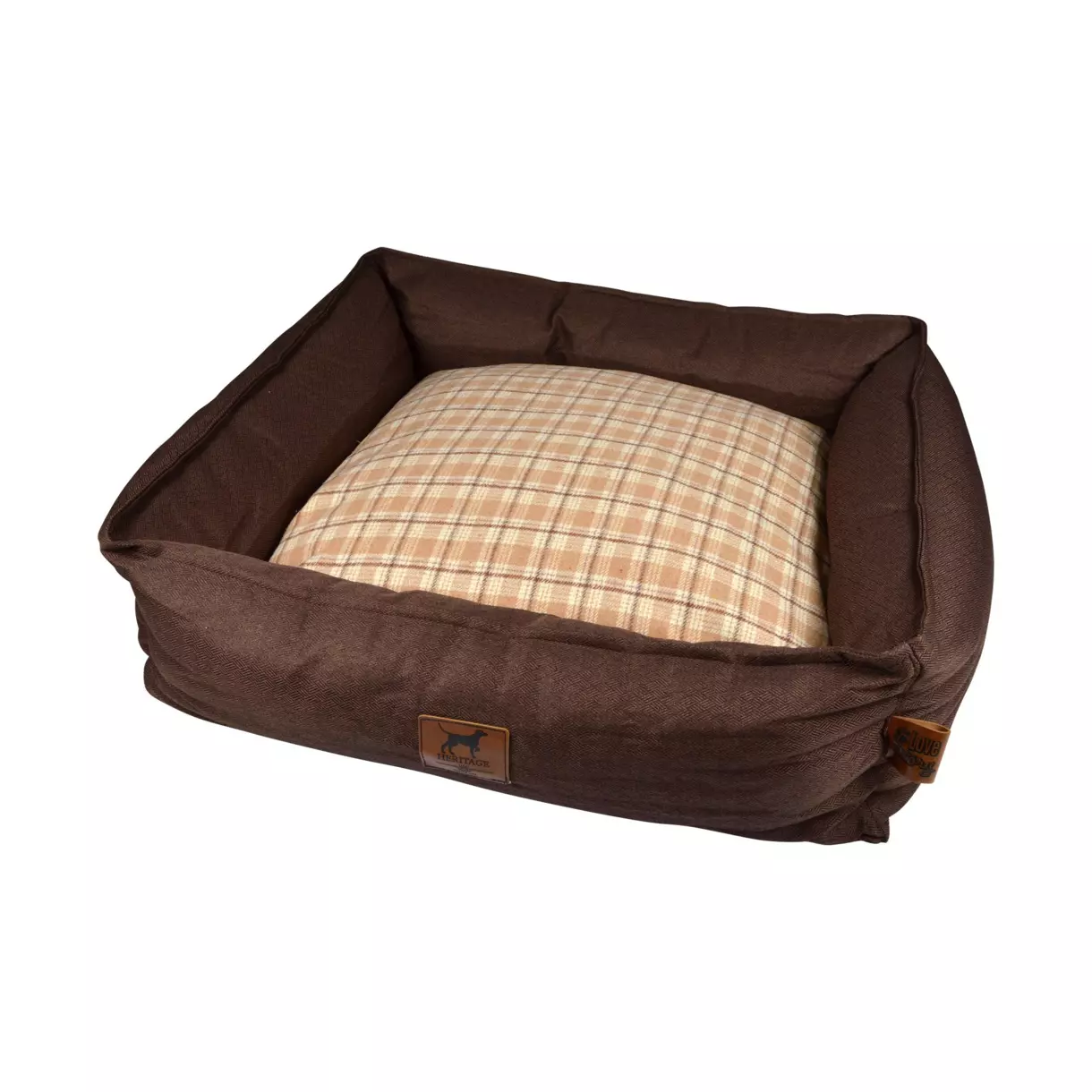 Mand rechthoekig (hond & kat) Héritage L65 cm Hazelnootkleur 1